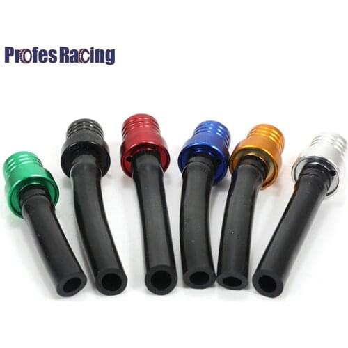 Aluminum Fuel Petrol Tank Cap Breather Pipe Hose Valve Vent Breather Tube Pipe SX F EXC ADV CRF YZF WRF KXF RMZ 125 MX SMR