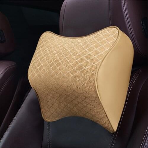 Car Headrest Pillow 3D Memory Foam Neck Rest Pillow Seat Back Lumbar Vehicle Cushion Auto Interior Accessory