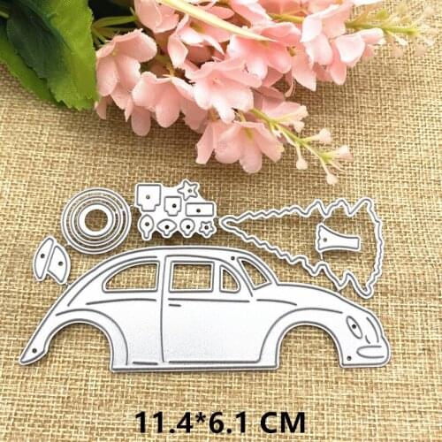 Car Metal Cutting Dies Christmas Tree Embossing Mold DIY Scrapbooking Album Paper Craft Knife Mould Cards Blade Punch Stencils