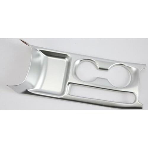 Free Shipping For Nissan Kicks 2017 1PC High Quality ABS Chrome Car Front Row Water Cup Cover Trim Car Styling Accessories