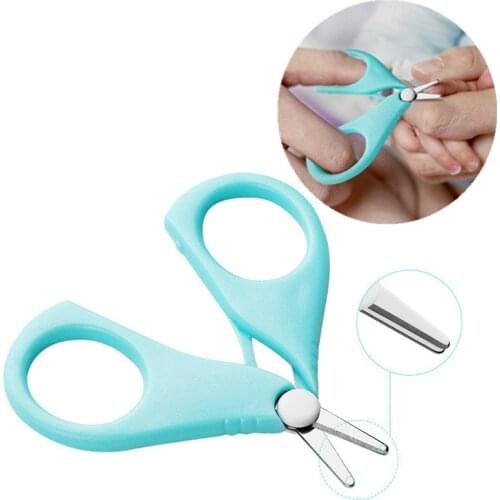 Safety Nail Clippers Scissors Cutter For Newborn Baby Convenient Daily Baby Nail Shell Shear Manicure Tool Baby Nail Scissors