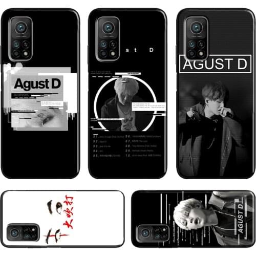 Agust D Suga King Soft Case For Xiaomi Mi 11 Pro 10T 9T Mi Note 10 Lite Mi 11 Ultra POCO F3 M3 X3 Pro Cover