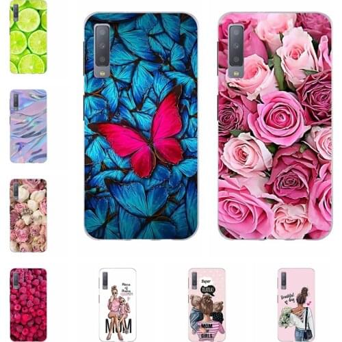 Phone Case For Samsung Galaxy A7 2018 Case Cover Soft Silicon For Samsung Galaxy A7 2018 A750F A750 Coque Back Shell