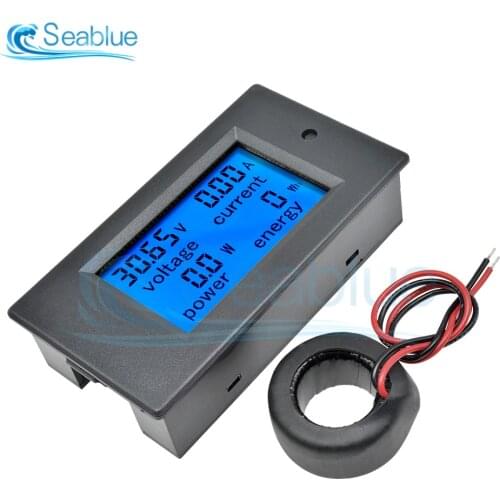 AC 80-260V DC 6.5-100V 20A 50A 100A Digital Voltage Meters Power Energy Voltmeter Ammeter Current Volt Wattmeter Tester Detector