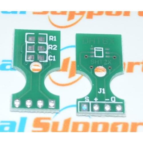 10PCS/LOT Temperature And humidity Sensor SHT25 / SHT20 STS21 HTU21D / 20D SI7021 2.54 PCB