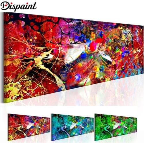 Dispaint 5D DIY Diamond Painting "Colored oil painting" Full Drill Resin Diamond Embroidery Cross Stitch Home Decor A27519