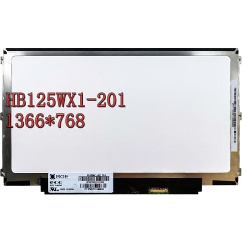 For Dell E7240 HP 820 G2 LCD Screen EDP 30Pin HB125WX1-100 HB125WX1-201 LP125WH2-TPB1 B125XTN01.0