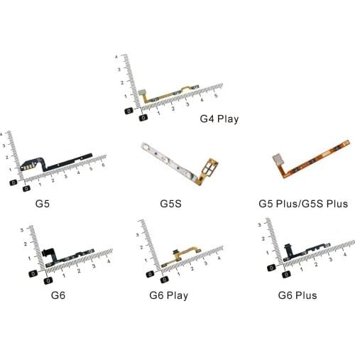 Power On Off Switch & Volume Side Key Button Flex Cable For Motorola for Moto G4 Play G5 G5S G5 Plus G5SPlus G6 Play