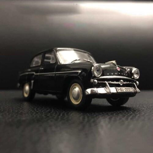 1 43 Scale diecast alloy moskvitch 407 retro classic car simulation alloy car model toy accessories