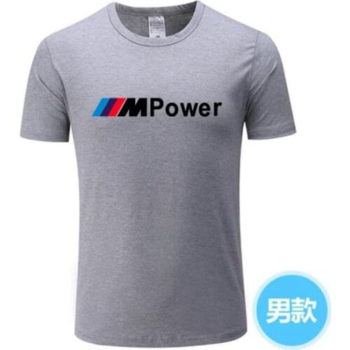 2020 M-Power Motorsport Men T Shirt for M Series M3 M4 M5 M6 GT3 GT2 TShirt Hip Hop AMG F1 T Shirt M Power F1 Car Women TShirts