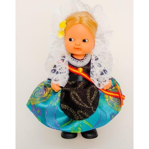 Dress and accessories Alicantina Foguera Alicante Barriguitas from famous doll, doll not included. Manufactured in Spain gift