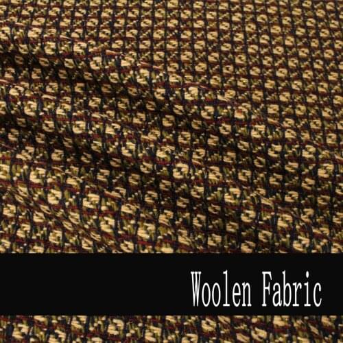 Yarn Dyed Check Woolen Fabric For Coat W1H86