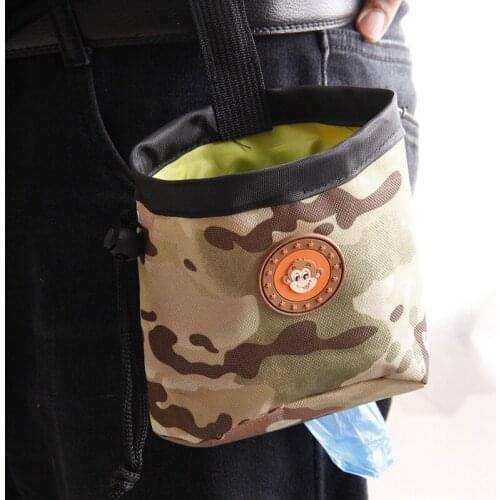 Dog Treat Bag Drawstring Carries Pet Toys Food Poop Bag Pouch Pet Hands Free Training Waist Bag Pet Product
