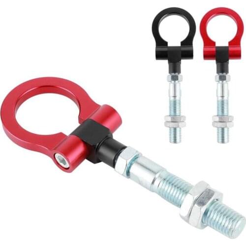 Heavy Duty Tow Hook Red Folding Ring Racing Car Refitting Fit for Hyundai Veloster 2012-2017 trailer towing hitch