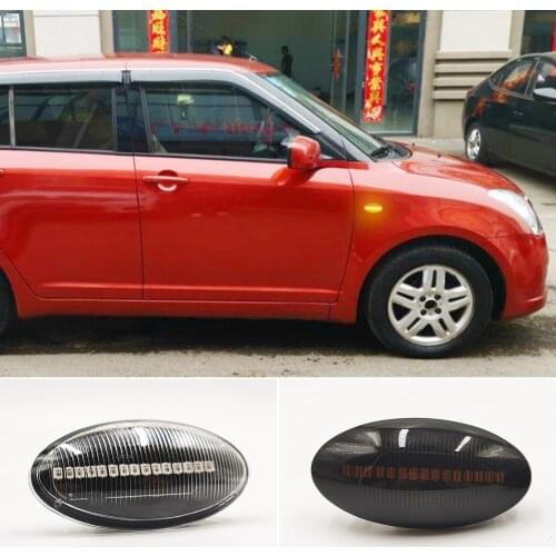 LED Dynamic Turn Signal Side Marker Light For Suzuki Grand Vitara Vtarai Jimny Swift SX4 S-Cross APV Arena XL7 Alto Fiat Sedici