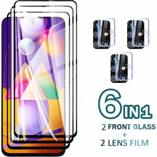 Tempered Glass For Samsung Galaxy m31s Screen Protector camera lens samsungm31s m31 31s m 31 s SM-M317F 6.5" Protective Film