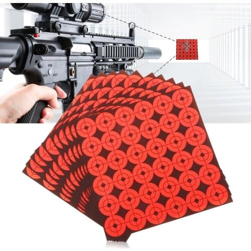 360pcs 2.5cm Self Adhesive Shooting Targets Stickers Paper Outdoor Practice Training Target Aim for Shooting Fluorescent Orange