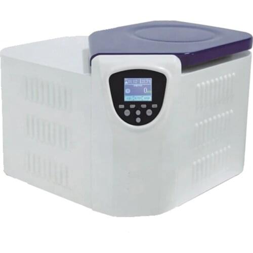 3H24RI Desktop Intelligent High Speed Refrigerated Tubular Serological Centrifuge Machine With Angle Rotor 12×1.5ml/2.0ml