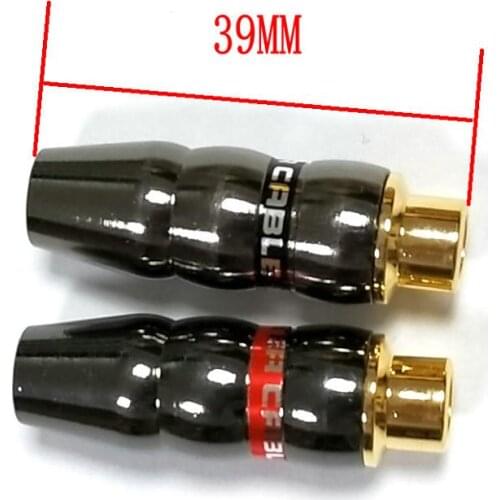 50pcs NEW brass RCA Female socket Audio connector soldering New