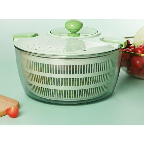 Household vegetable drain basket multi-function fresh-keeping shelf water thrower kitchen vegetable basin fruit salad dehydrator