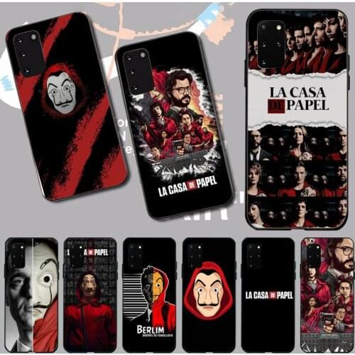 Spain TV The Paper House Phone Case For Samsung A32 A51 A52 A71 A50 A12 A21S S10 S20 S21 Plus Fe Ultra
