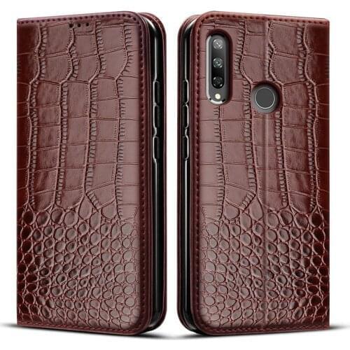 For Huawei P40 Lite E Case flip Crocodile texture leather Phone Case For Huawei P40 Lite E P 40 P40LiteE Case Cover +card holder