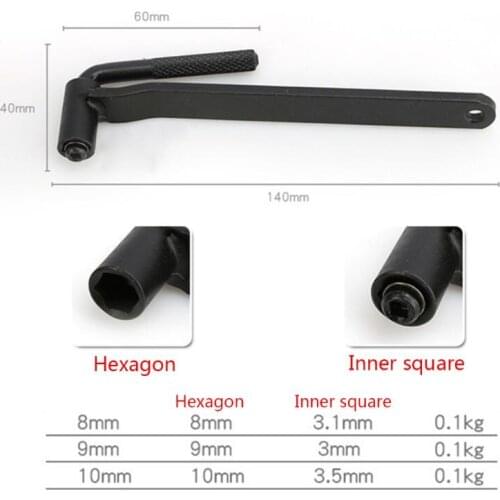 Motorcycle Engine Valve Adjustment Tool Square Hexagon Socket T Screw Wrench