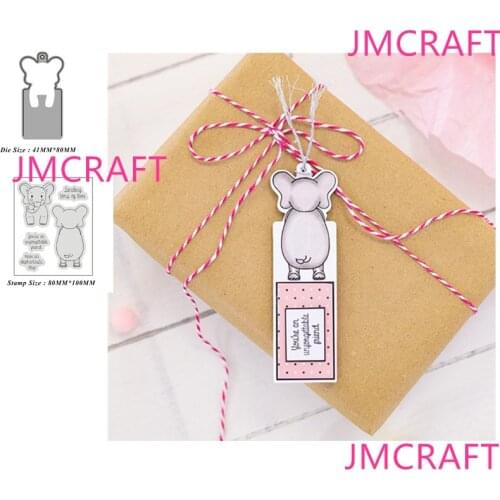 JMCRAFT New Elephant Metal Cutting Dies Stencils Stamp for DIY Scrapbooking Photo Album Decorative Embossing Paper DIY Cards