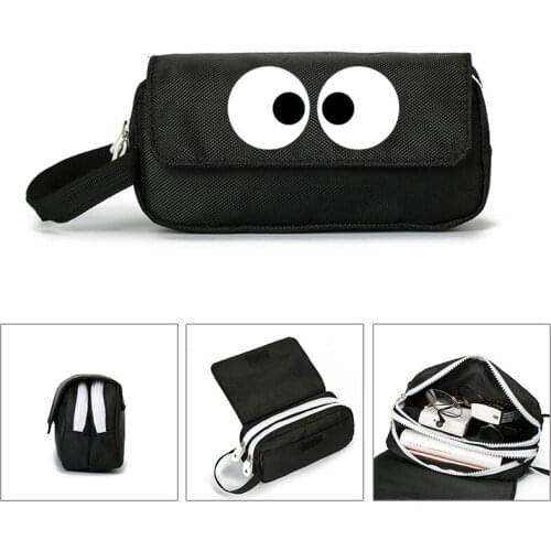 Anime My Neighbor Totoro No Face Wallet Purse Cosmetic Stationery Pencil Bag Girls Boys Gift Back to School Hand Bag Portable