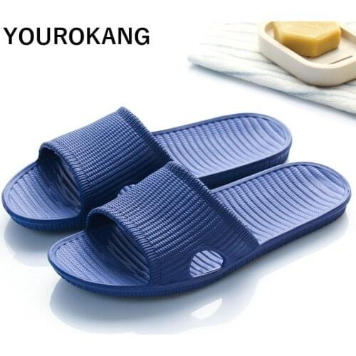 Summer Men Home Slippers Plastic Male Beach Shoes Non-slip Indoor EVA Lightweight Bathroom Slippers Cheap Sandals Soft Slides