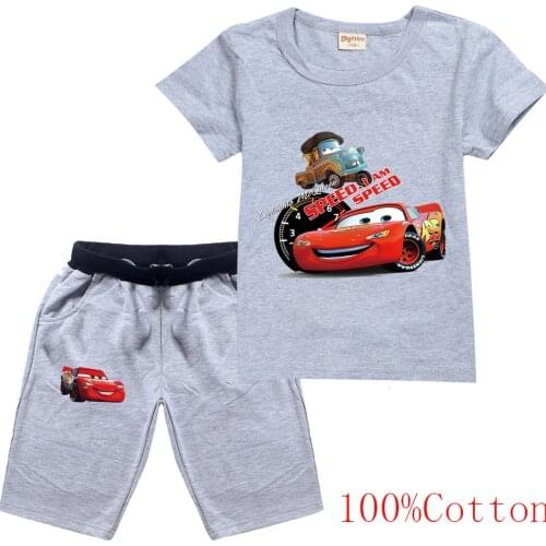 McQueen Summer Childrens Short Sleeve Shorts Suit 3t Girls Clothes Baby Shirt Two Piece Boy Clothing Set 10 To 12 Teenage Tops