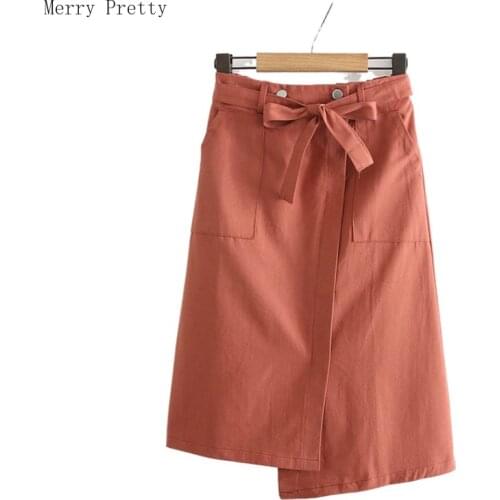 Merry Pretty Asymmetrical Skirts