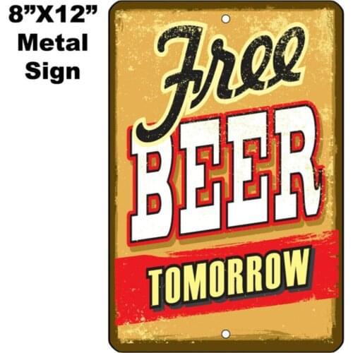 8"x12" METAL SIGN - Beer #7 Vintage Looking Craft Game Room Bar Man Cave Gift