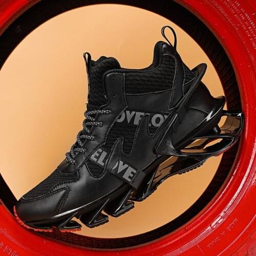 Mens high-top casual shoes lightweight mens comfortable and breathable basketball sneakers