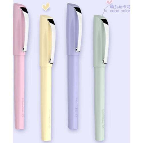 German Schneider Ceod Fountain Pen Macaron Pastel Color EF Iridium Nib Replaceable Ink Sac Stationery Calligraphy Pens