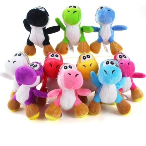 Super Mary Series Plush Doll Mario Bros Yoshi Action Figure Stuffed Toys Cartoons Cute Decoration Periphery Keychain Kids Gifts