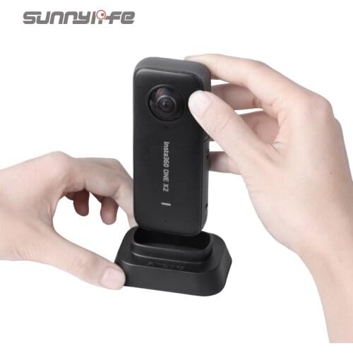 Sunnylife Stand Base For Insta360 ONE X2 Stable Prevent Sliooing Or Scratching Anti-Skid Camera Dock Sports Camera Accessories