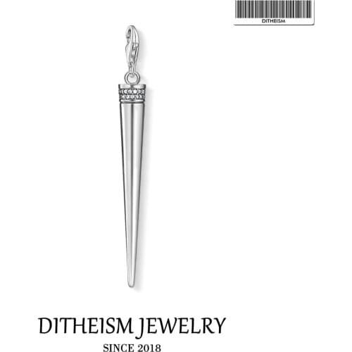 Cone Ornament Charms Pendant,2020 Spring Brand New Fashion Jewelry 925 Sterling Silver Classic Gift For Women Men Fit Bracelet