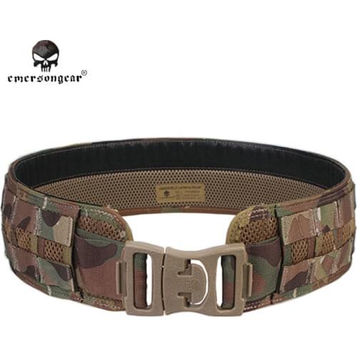 Emersongear GEAR MOLLE Load Bearing Utility Belt Tactical Military Belt Hunting Belt Airsoft Belt Waist Support EM9241 Series