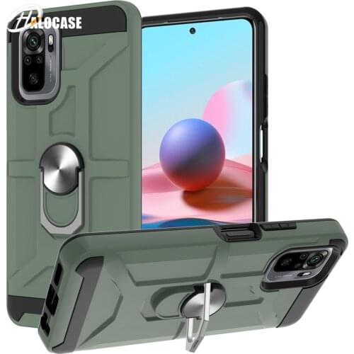 Shockproof Stand Holder Ring Case For Xiaomi 10T Pro Lite 5G POCO M3 X3 NFC Redmi K30S 9A 9C 9 Power Noto 9 4G 10 10S Car Cover