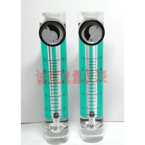 LZM-6T Oxygen Bar Flowmeter 1-10L/min Adjustable Oxygen Flowmeter