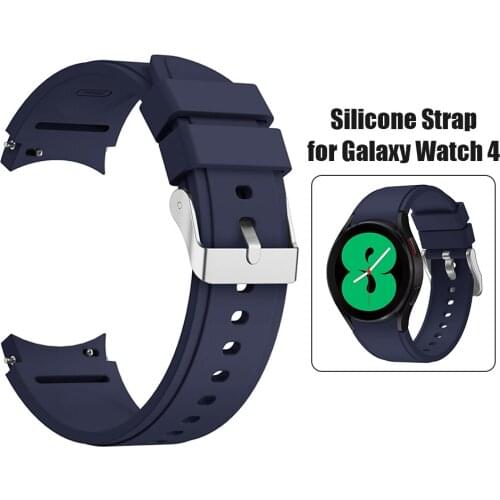 Strap For Samsung Galaxy Watch 4 classic 46mm 42mm smartwatch Silicone Ridge Sport Bracelet Galaxy Watch Watchband Strap New