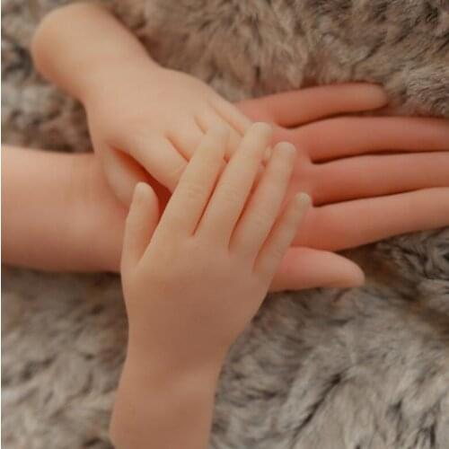 Tpe 14*6Cm High quality real hand mannequin body props Masturbation nail art hand mannequin Halloween sex doll 2pc/lot D196