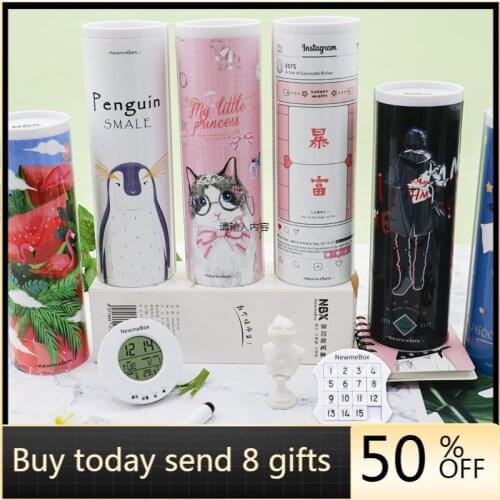 Cute Kawaii pussycat new design stationery office school Multi-pattern creative Flamingo Supplies stationery student studygift