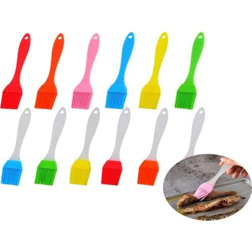 Barbecue Silicone Oil Brush Grill Tool Pastry Cookie Kitchen Cook Brush with Handle Baking BBQ Tools for BBQ Kitchen Accessories