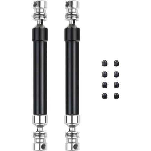 2pcs 88-113mm 112-152mm Metal HD Steel Universal Drive Shaft CVD for 1/10 RC Crawler SCX10 90046 WRAITH 90018 Traxxas TRX4 D90