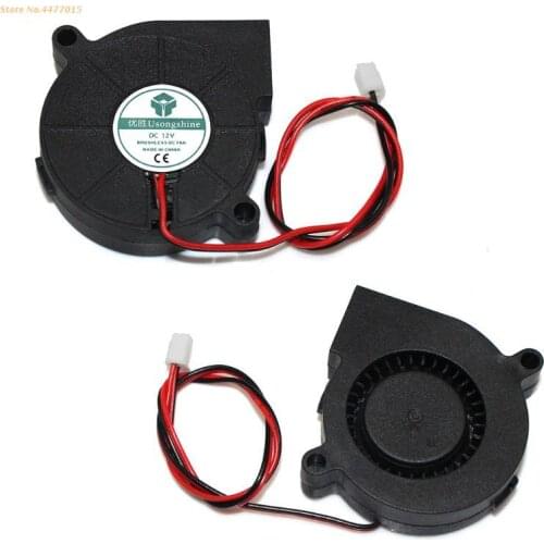 K1AB 3D Printer Cooling Fan 5015 50x50x15mm Centrifugal Blower Fan 5V 12V 24V 2-Pin Brushless Cooling Cooler Fan