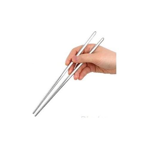 1 Pair Korean Stainless Steel Chopsticks Laser Engraving Patterns Food Chopsticks Portable Reusable Chopsticks Sushi