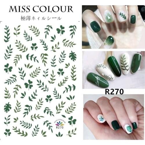 1pcs Geometric Patterns 3D Nail Sticker Decals Adhesive Moon Star Gold Stripes Wave Line Manicure DIY Nail Art Decoration