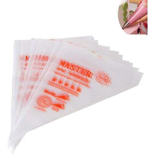 100 pcs Pastry Bag Disposable Cream Christma Cake Icing Piping Decorating Bags Baking Tools